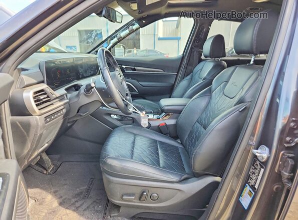 5XYP3DGC5PG343422 2023 KIA TELLURIDE Gray Vista interior delantera
