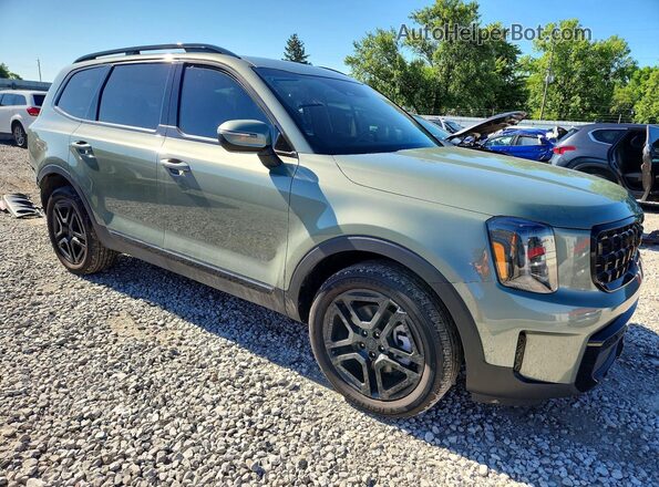 5XYP3DGC5SG604850 2025 KIA TELLURIDE Green Delantero derecho