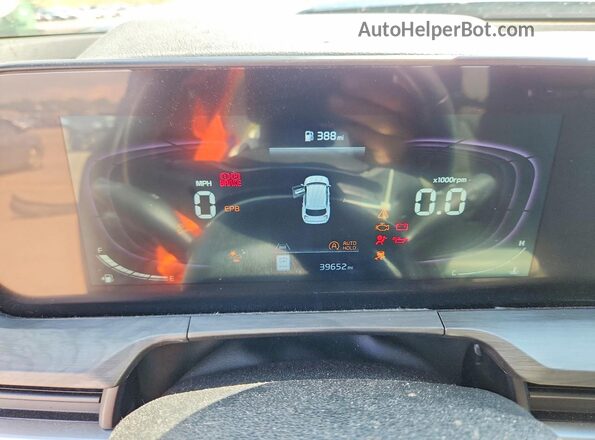 5XYP3DGC6PG348175 2023 KIA TELLURIDE Black Instrument cluster view