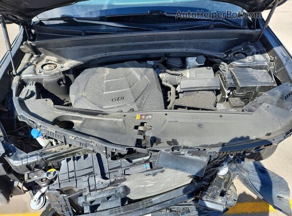 5XYP3DGC6PG348175 2023 KIA TELLURIDE Black Engine compartment view