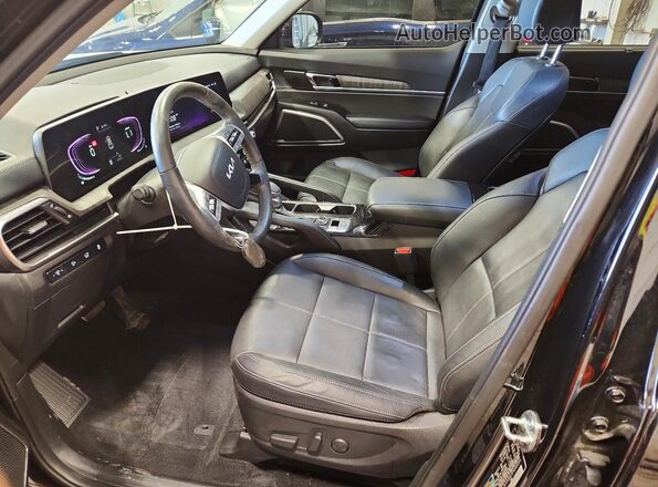 5XYP3DGC6PG389535 2023 KIA TELLURIDE Black წინა სალონის ხედი