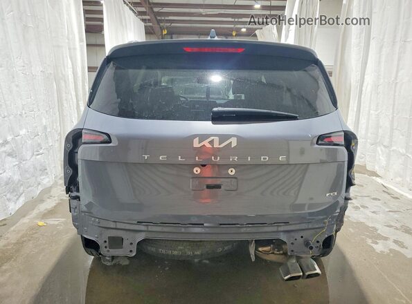 5XYP3DGC8PG388032 2023 KIA TELLURIDE Gray უკანა ხედი