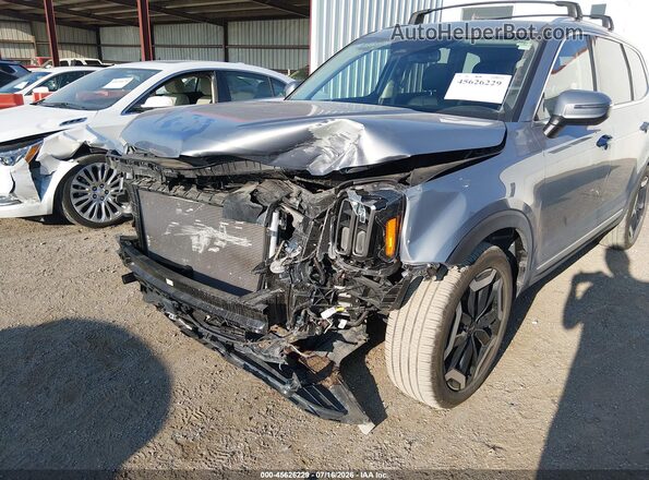 5XYP3DGC9RG555937 2024 KIA TELLURIDE Серый Вид спереди