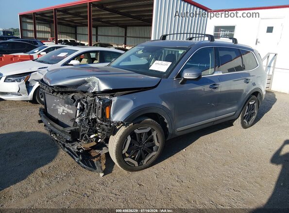 5XYP3DGC9RG555937 2024 KIA TELLURIDE Серый Передняя левая четверть