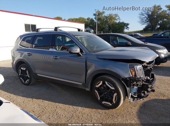5XYP3DGC9RG555937 2024 KIA TELLURIDE Серый Панорамный вид салона 360°