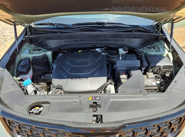 5XYP3DGC9SG674755 2025 KIA TELLURIDE Green Շարժիչի բաժամունքի տեսք