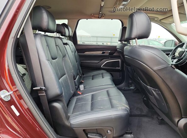 5XYP3DHC0LG024938 2020 KIA TELLURIDE Maroon Вид задньої частини салону