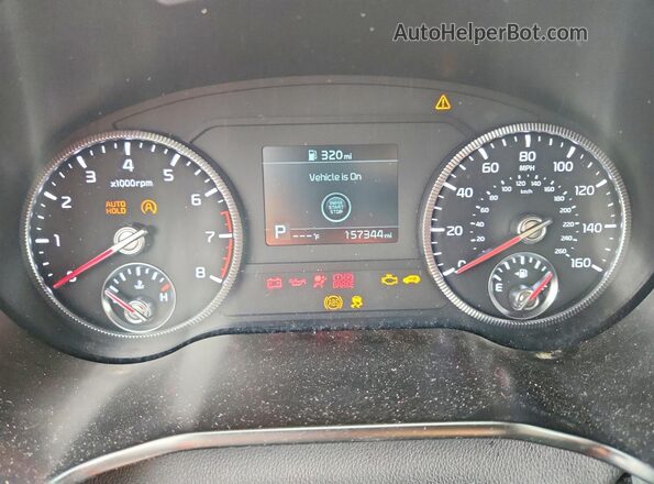 5XYP3DHC0LG024938 2020 KIA TELLURIDE Maroon Вид щитка приладів