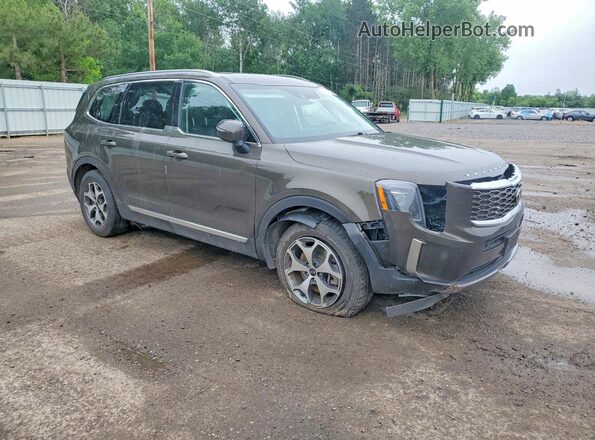 5XYP3DHC0LG027614 2020 KIA TELLURIDE Green Առջևի աջ