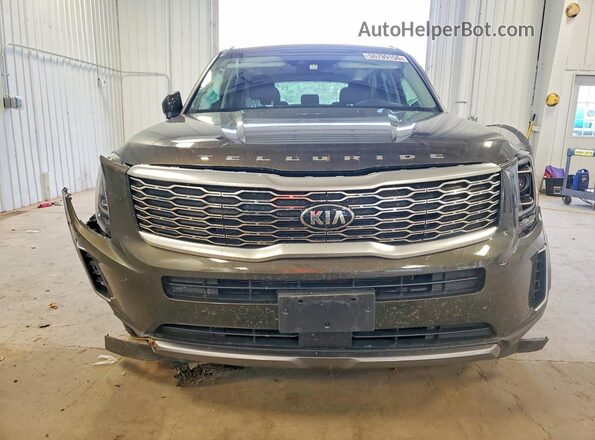 5XYP3DHC0LG027614 2020 KIA TELLURIDE Green Դիմացի տեսք
