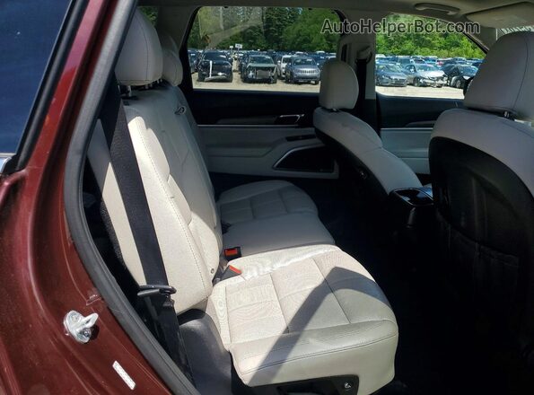 5XYP3DHC0LG090535 2020 KIA TELLURIDE Burgundy Սալոնի հետևի տեսք