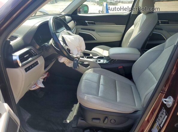 5XYP3DHC0LG090535 2020 KIA TELLURIDE Burgundy Սալոնի դիմացի տեսք