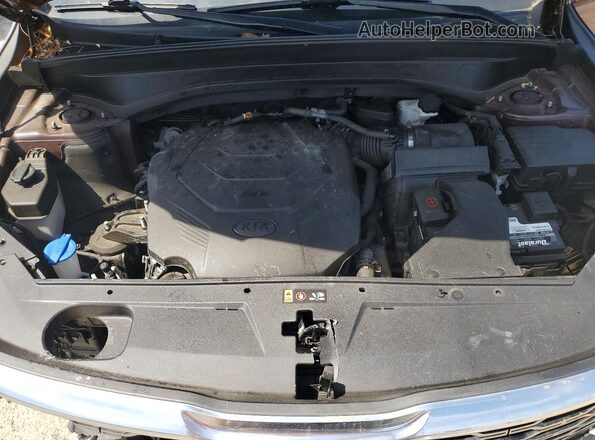 5XYP3DHC0LG090535 2020 KIA TELLURIDE Burgundy Շարժիչի բաժամունքի տեսք