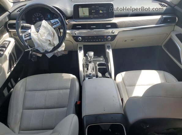5XYP3DHC0LG090535 2020 KIA TELLURIDE Burgundy Առջևի վահանակի տեսք