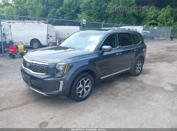 5XYP3DHC0MG159970 2021 KIA TELLURIDE Gray Front left