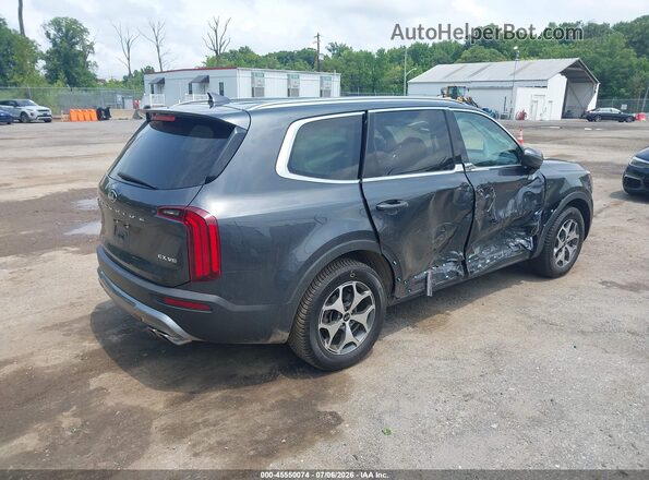 5XYP3DHC0MG159970 2021 KIA TELLURIDE Gray Rear right