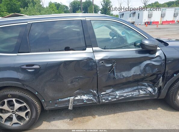 5XYP3DHC0MG159970 2021 KIA TELLURIDE Gray Front view