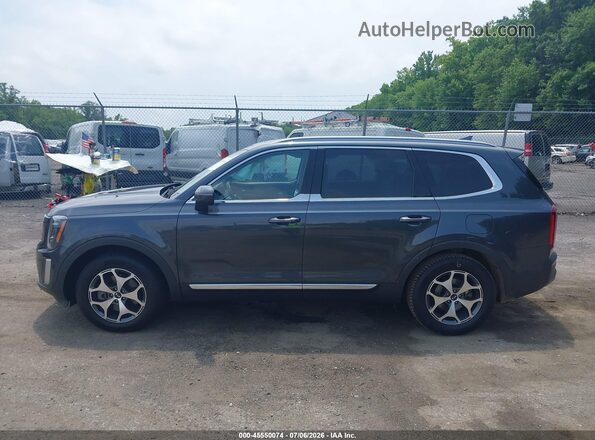 5XYP3DHC0MG159970 2021 KIA TELLURIDE Gray 360 interior view