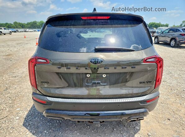 5XYP3DHC0MG191740 2021 KIA TELLURIDE Gray Вид ззаду