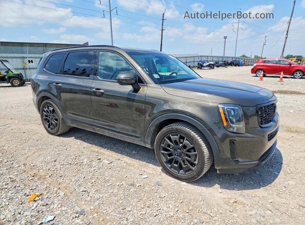 5XYP3DHC0MG191740 2021 KIA TELLURIDE Gray Передня права чверть