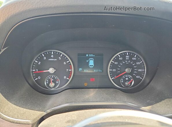 5XYP3DHC0MG191740 2021 KIA TELLURIDE Gray Вид щитка приладів