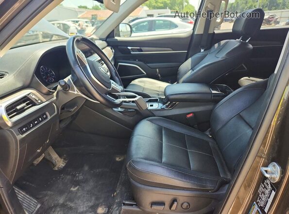 5XYP3DHC0MG191740 2021 KIA TELLURIDE Gray Вид салону спереду