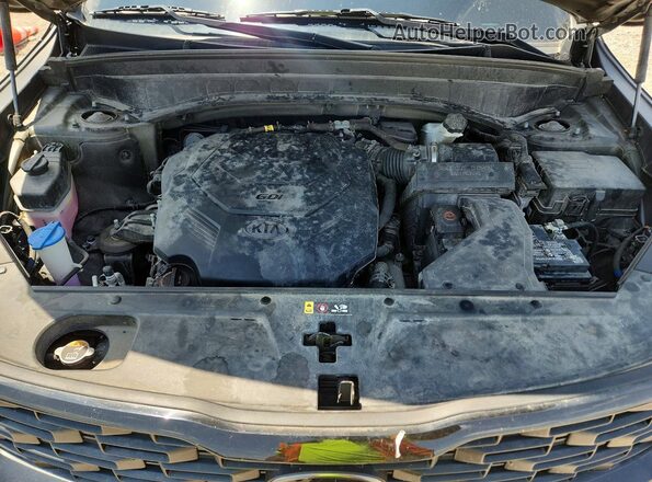 5XYP3DHC0MG191740 2021 KIA TELLURIDE Gray Вид підкапотного простору