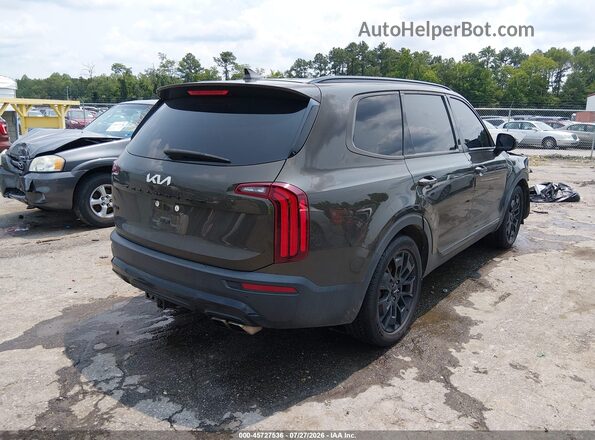 5XYP3DHC0NG280273 2022 KIA TELLURIDE Brown Задня права чверть