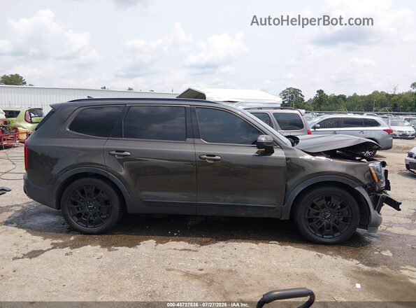 5XYP3DHC0NG280273 2022 KIA TELLURIDE Brown Панорамний вид салону 360°