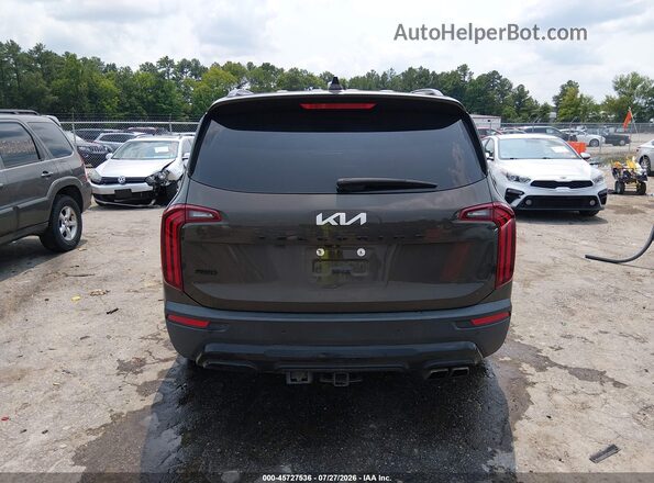 5XYP3DHC0NG280273 2022 KIA TELLURIDE Brown 