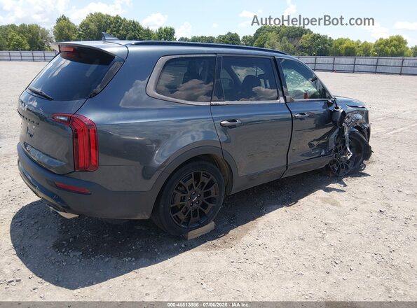 5XYP3DHC0NG293153 2022 KIA TELLURIDE Серый Задняя правая четверть
