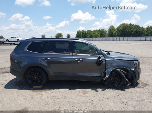 5XYP3DHC0NG293153 2022 KIA TELLURIDE Серый Вид задней части салона