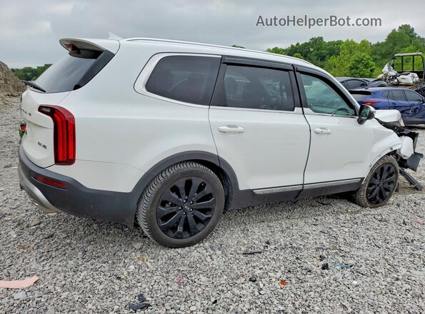 5XYP3DHC1LG056877 2020 KIA TELLURIDE White Задня права чверть