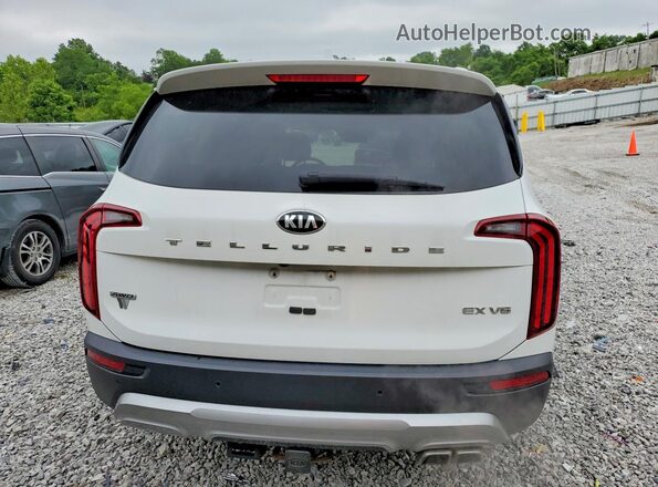 5XYP3DHC1LG056877 2020 KIA TELLURIDE White Вид ззаду