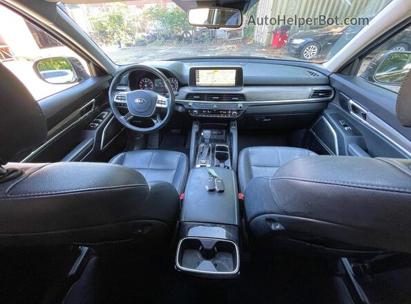 5XYP3DHC1LG085392 2020 KIA TELLURIDE Green Սարքավորումների վահանակի տեսք