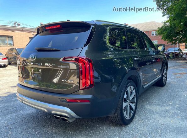 5XYP3DHC1LG085392 2020 KIA TELLURIDE Green Առջևի աջ