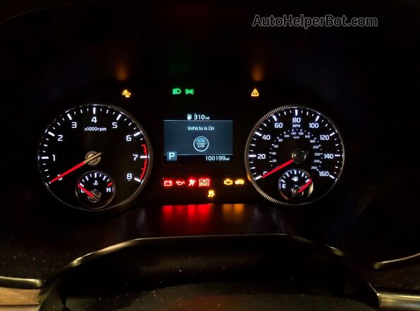 5XYP3DHC2MG109216 2021 KIA TELLURIDE Black Instrument cluster view