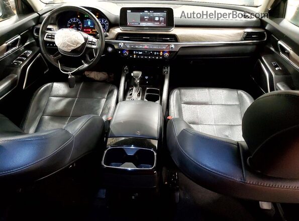 5XYP3DHC2MG109216 2021 KIA TELLURIDE Black Dashboard view
