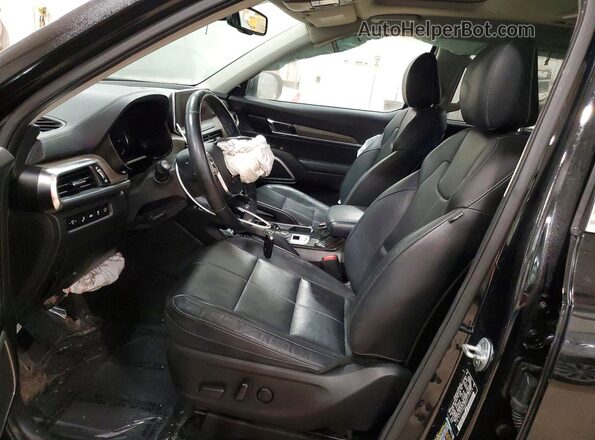 5XYP3DHC2MG109216 2021 KIA TELLURIDE Black Front interior view
