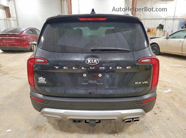 5XYP3DHC2MG109216 2021 KIA TELLURIDE Black Rear view