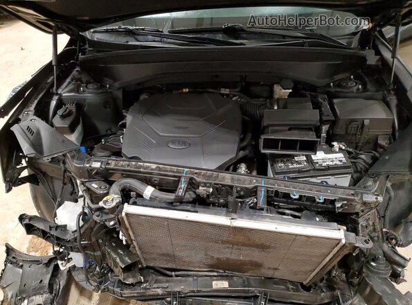 5XYP3DHC2MG109216 2021 KIA TELLURIDE Black Engine compartment view