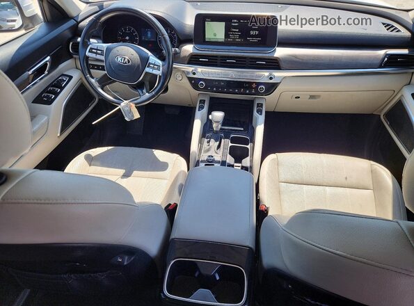 5XYP3DHC2MG123746 2021 KIA TELLURIDE White Dashboard view