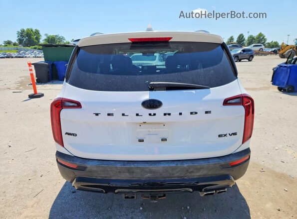 5XYP3DHC2MG123746 2021 KIA TELLURIDE White Rear view