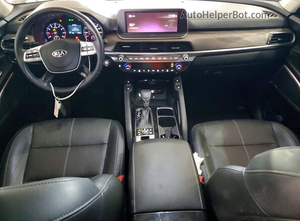 5XYP3DHC2MG187074 2021 KIA TELLURIDE Gray Առջևի վահանակի տեսք