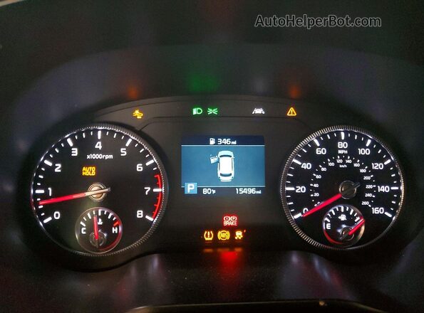 5XYP3DHC2MG187074 2021 KIA TELLURIDE Gray Սարքավորումների վահանակի տեսք