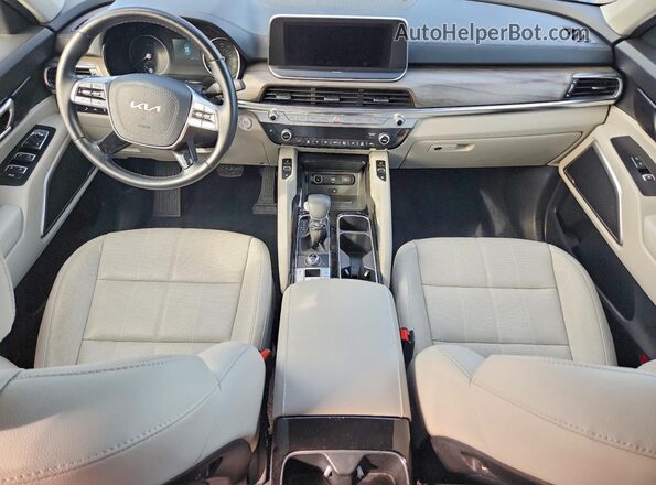 5XYP3DHC2NG224304 2022 KIA TELLURIDE Угольный Вид панели приборов