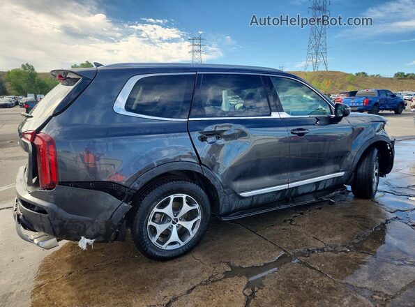 5XYP3DHC2NG224304 2022 KIA TELLURIDE Угольный Задняя правая четверть