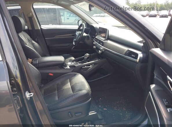 5XYP3DHC2NG318179 2022 KIA TELLURIDE Gray Вид салону спереду