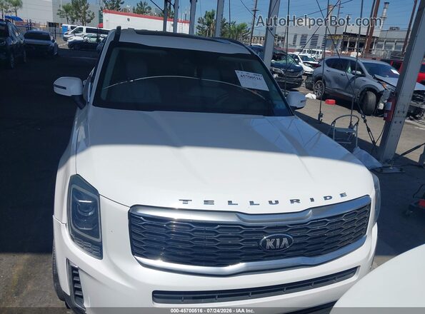 5XYP3DHC3MG111816 2021 KIA TELLURIDE White Սարքավորումների վահանակի տեսք