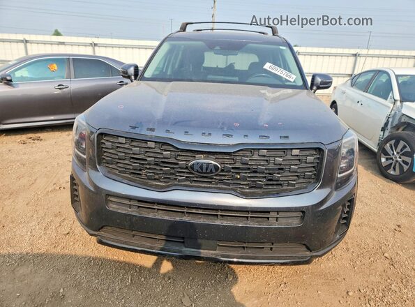 5XYP3DHC3MG157940 2021 KIA TELLURIDE Gray Vista frontal